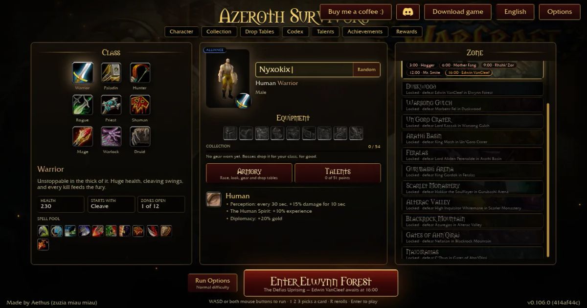 Consecration Easy Azeroth Survivors Classes — Tier List, Health & Best Class
